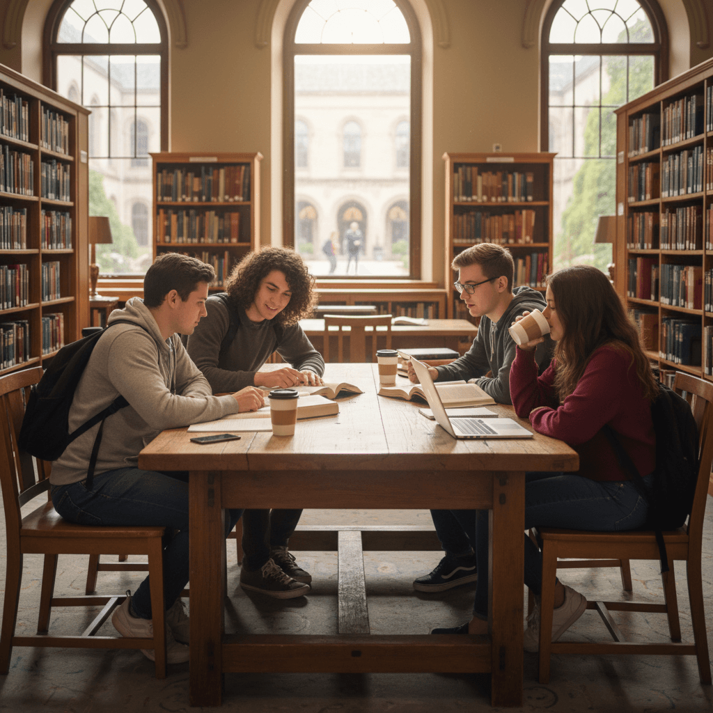 Students celebrating undergraduate admissions
