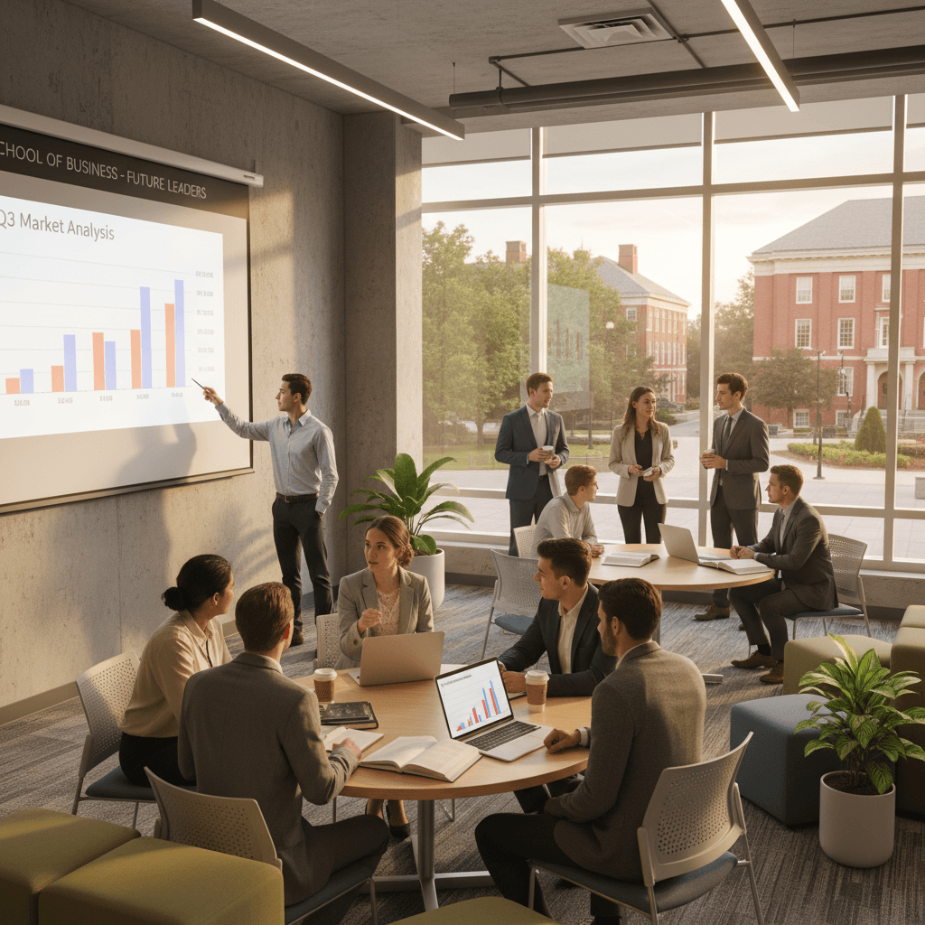 Undergraduate business program preparation